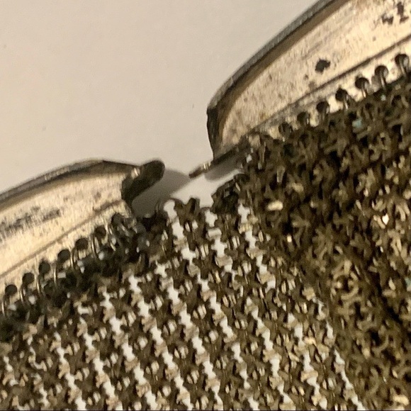 𝅺antique 1930s WHITING & DAVIS “ELSAH” mesh handbag. - Picture 11 of 13